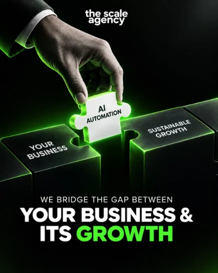 Instagram post: We bridge the gap between your business and its growth